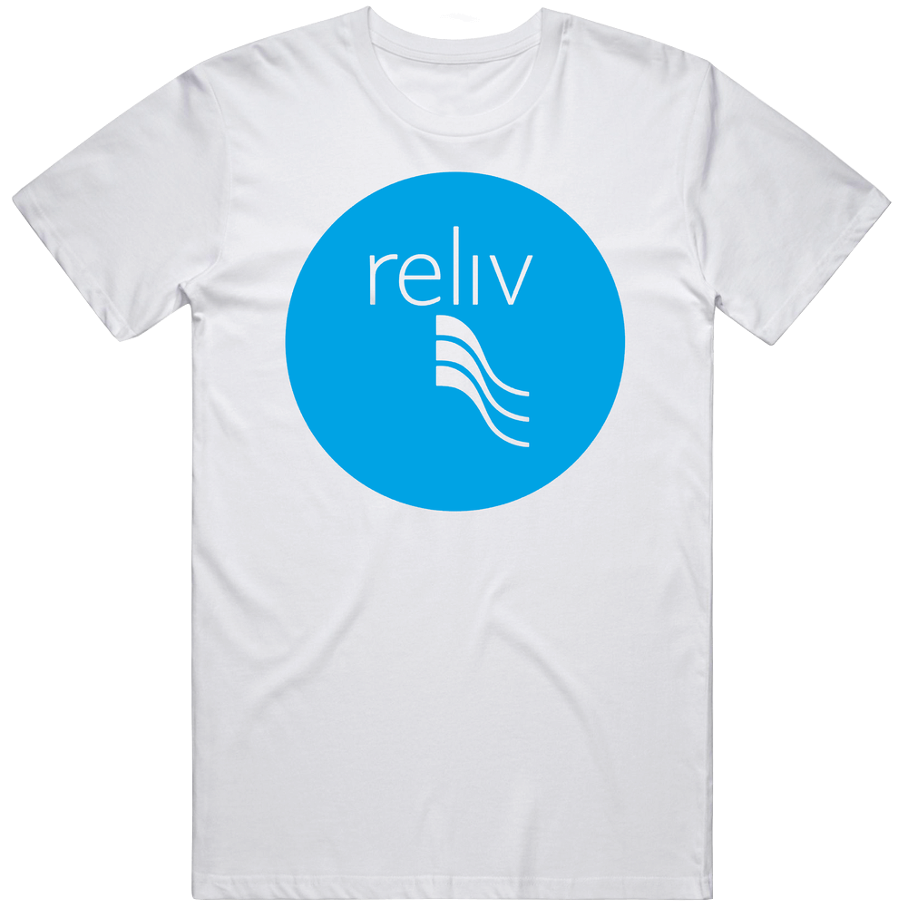 Reliv International Inc Nasdaq Company Logo Employee Fan Mens Cotton Tee T Shirt