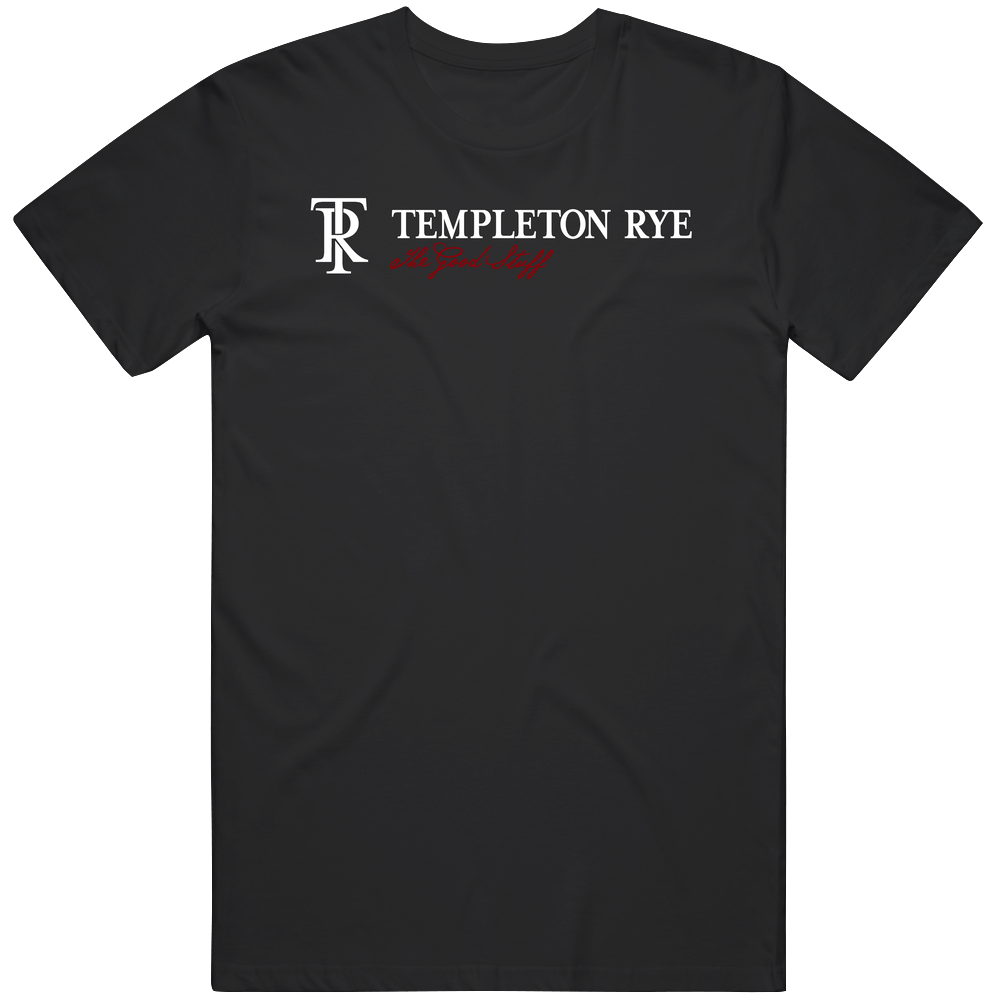 Templeton Rye Iowa Signature Alcohol Mens Cotton Tee T Shirt