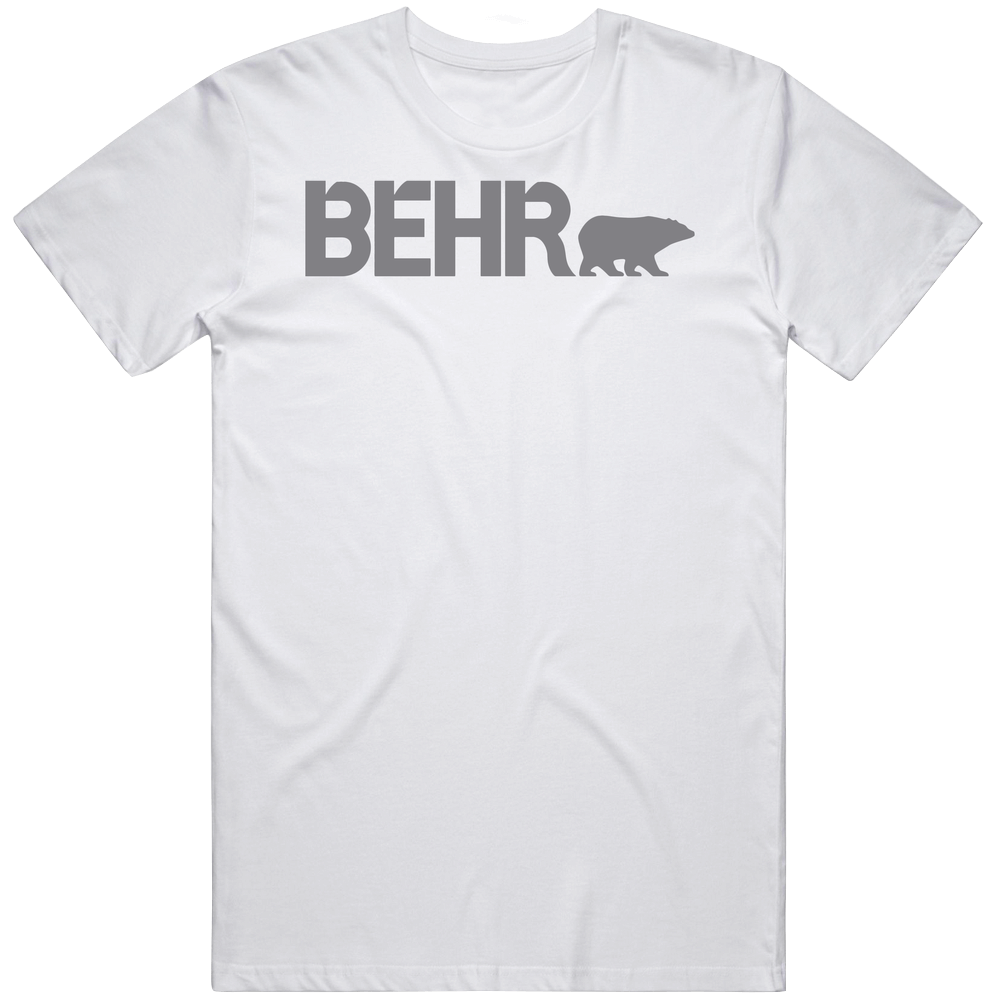 Behr Pro Paint  Grey Mens Cotton Tee T Shirt