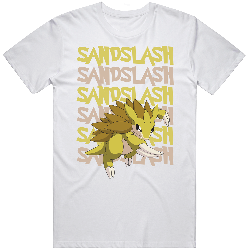 Sandslash Pokemon Character Fan Mens Cotton Tee T Shirt Sandslash Pokemon Character Fan Mens Cotton Tee T Shirt