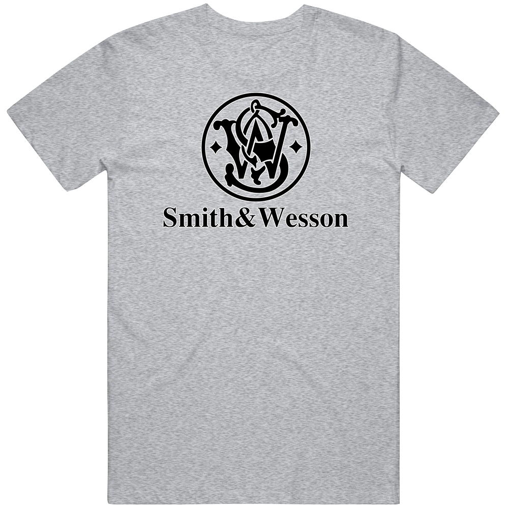 Smith And Wesson Firearms Logo 100% Cotton Mens Cotton Tee T Shirt Smith And Wesson Firearms Logo 100% Cotton Mens Cotton Tee T Shirt