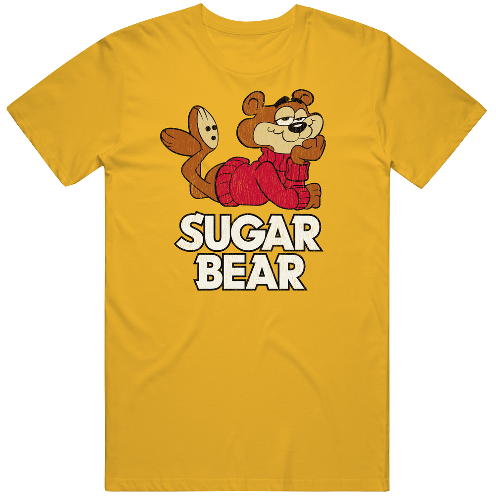 Sugar Bear, T-shirt, Sugar Crisp, Cereal, Cute, Cartoon, Retro, Animation Mens Cotton Tee T Shirt Sugar Bear, T-shirt, Sugar Crisp, Cereal, Cute, Cartoon, Retro, Animation Mens Cotton Tee T Shirt
