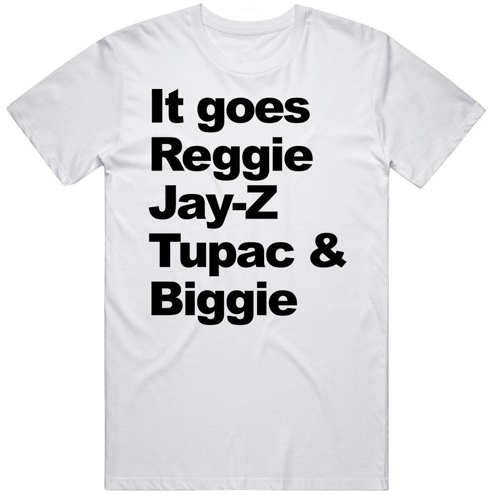 It Goes Reggie Jay T Biggie Hip Hop Mens Cotton Tee T Shirt