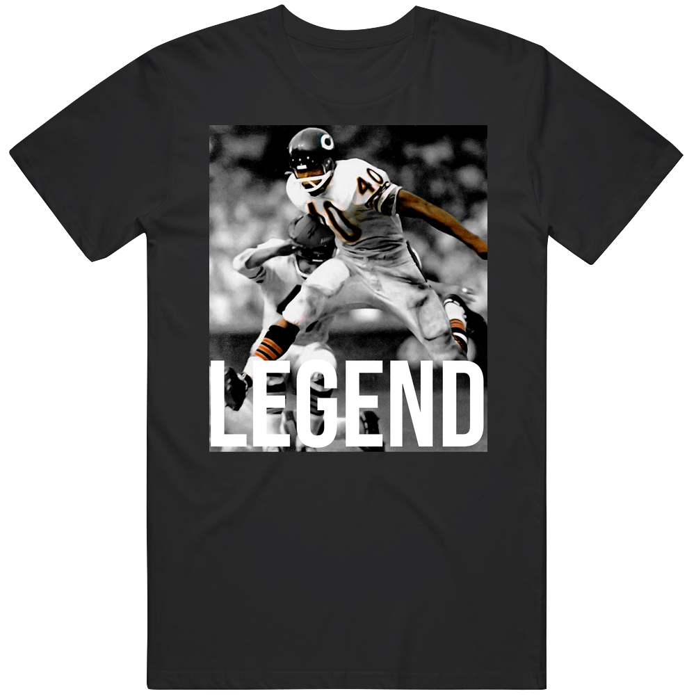 Gale Sayers Legendary Running Back Chicago Football Fan Legend V2 Mens Cotton Tee T Shirt Gale Sayers Legendary Running Back Chicago Football Fan Legend V2 Mens Cotton Tee T Shirt