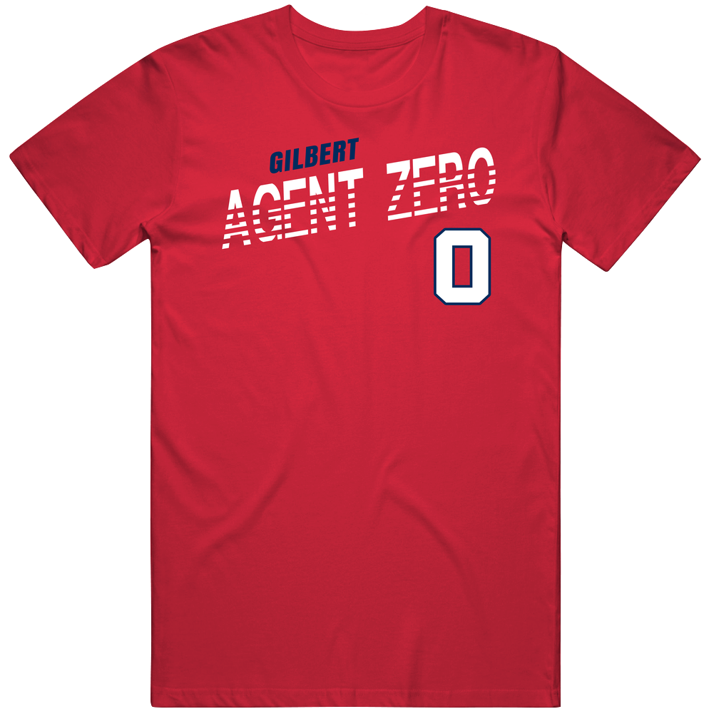 Gilbert Arenas 0 Agent Zero Favorite Player Basketball Fan Mens Cotton Tee T Shirt
