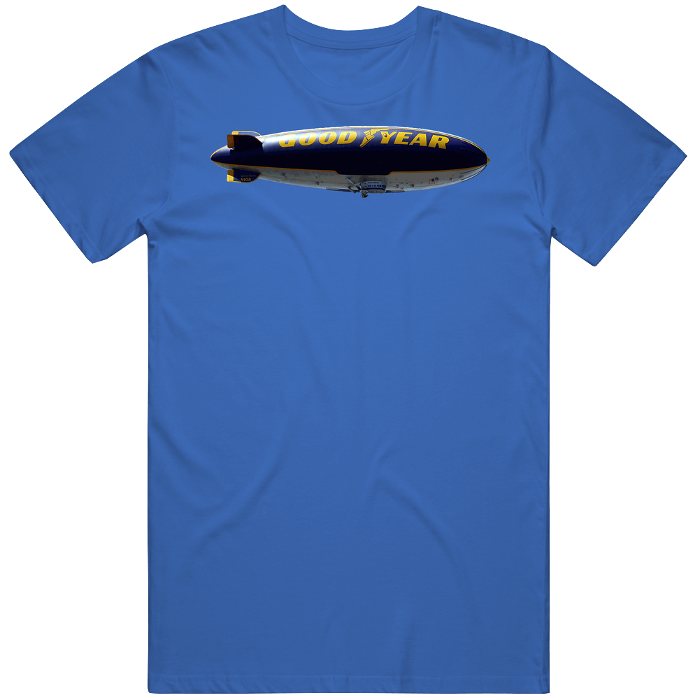 Goodyear Blimp Mens Cotton Tee T Shirt Goodyear Blimp Mens Cotton Tee T Shirt