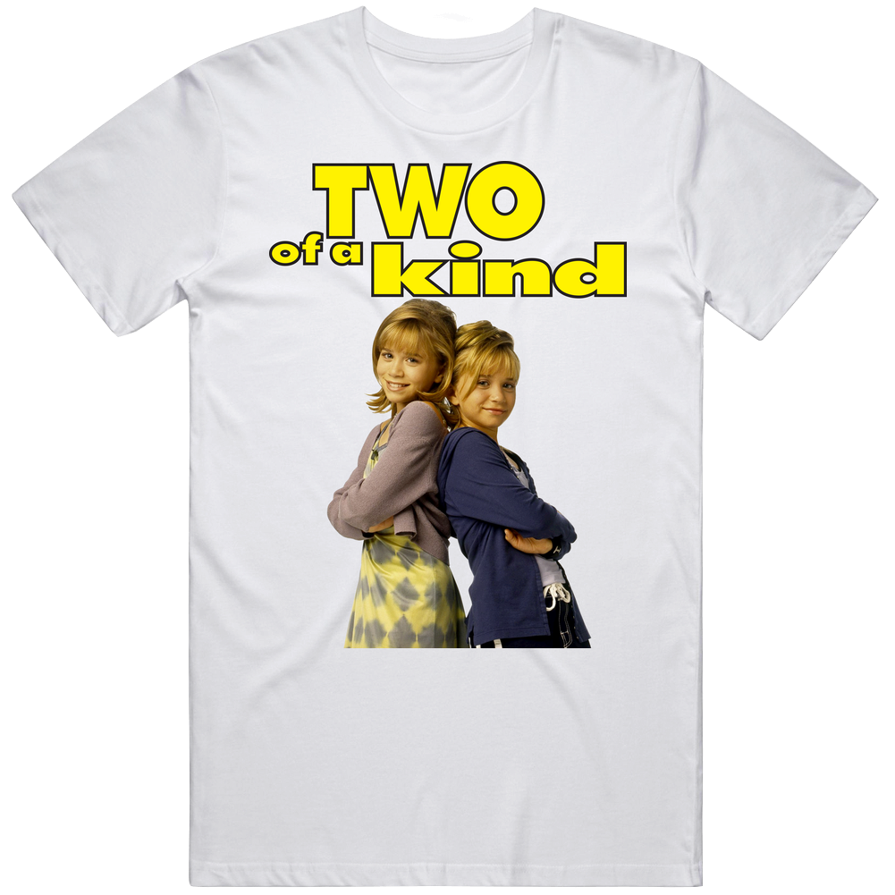 Two Of A Kind Olsen Twins 90s Tv Show Sitcom Mens Cotton Tee T Shirt