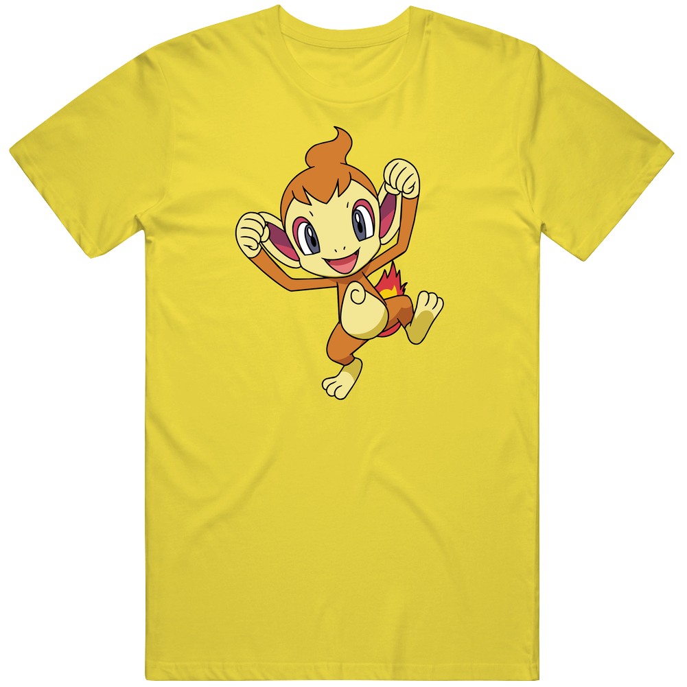 Chimchar Pokemon Video Game A Pig In Mens Cotton Tee T Shirt