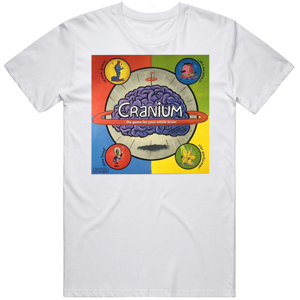 Cranium Best Board Game Of All Time Players Retro Mens Cotton Tee T Shirt