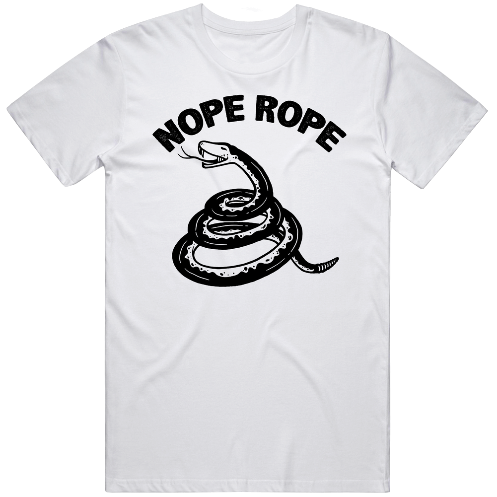 Nope Rope Snake Funny Animal Name Mens Cotton Tee T Shirt