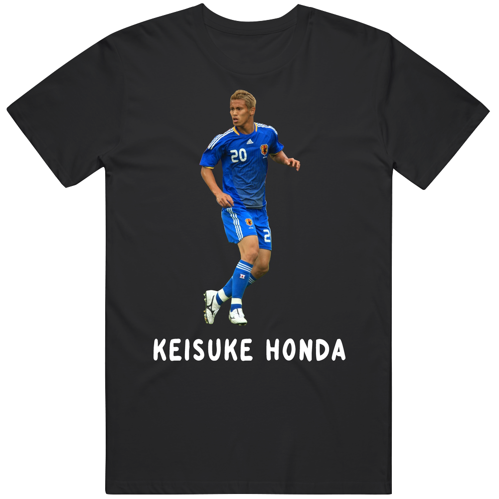 Keisuke Honda Japan Soccer Mens Cotton Tee T Shirt Keisuke Honda Japan Soccer Mens Cotton Tee T Shirt