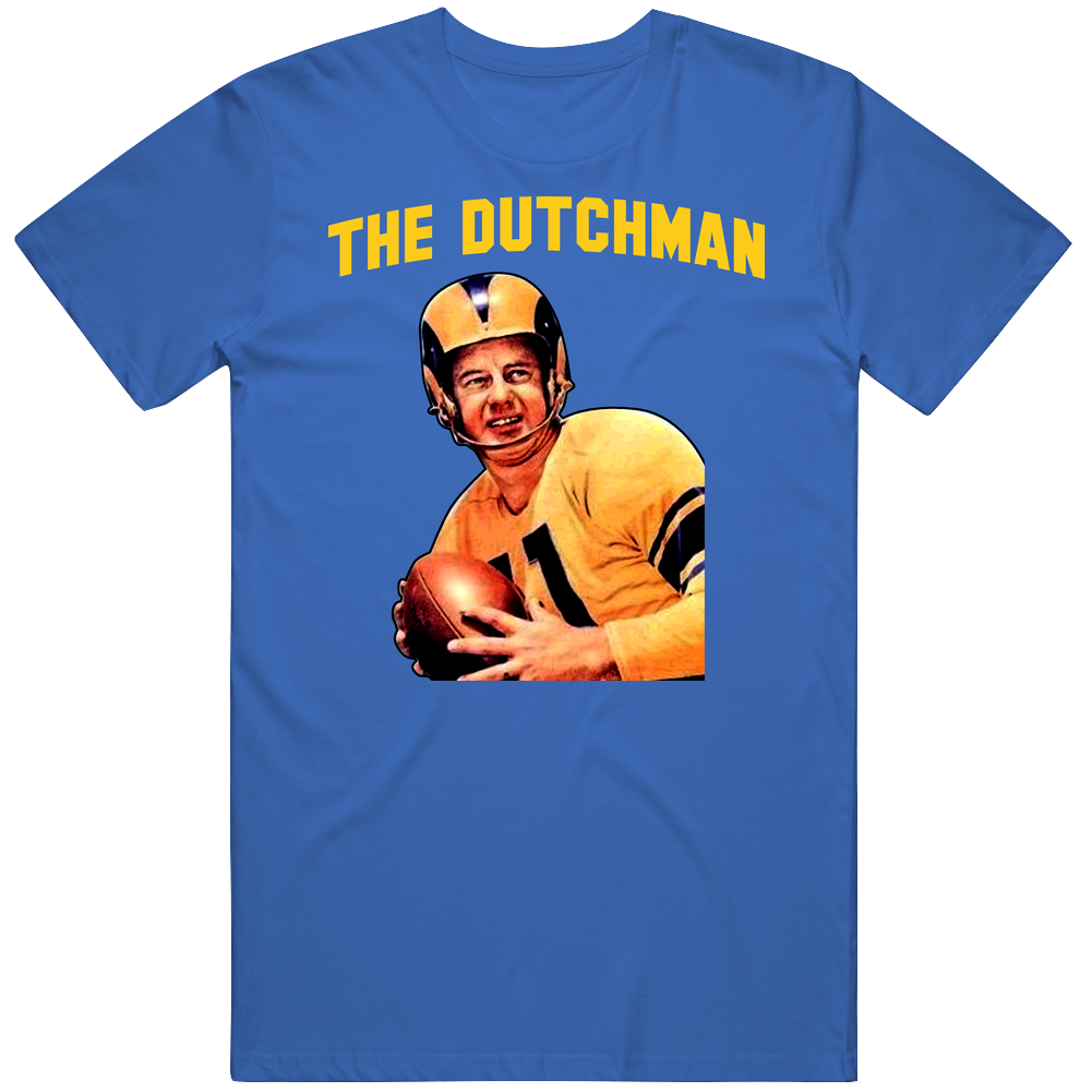 The Dutchman Norm Van Brocklin Football Mens Cotton Tee T Shirt The Dutchman Norm Van Brocklin Football Mens Cotton Tee T Shirt