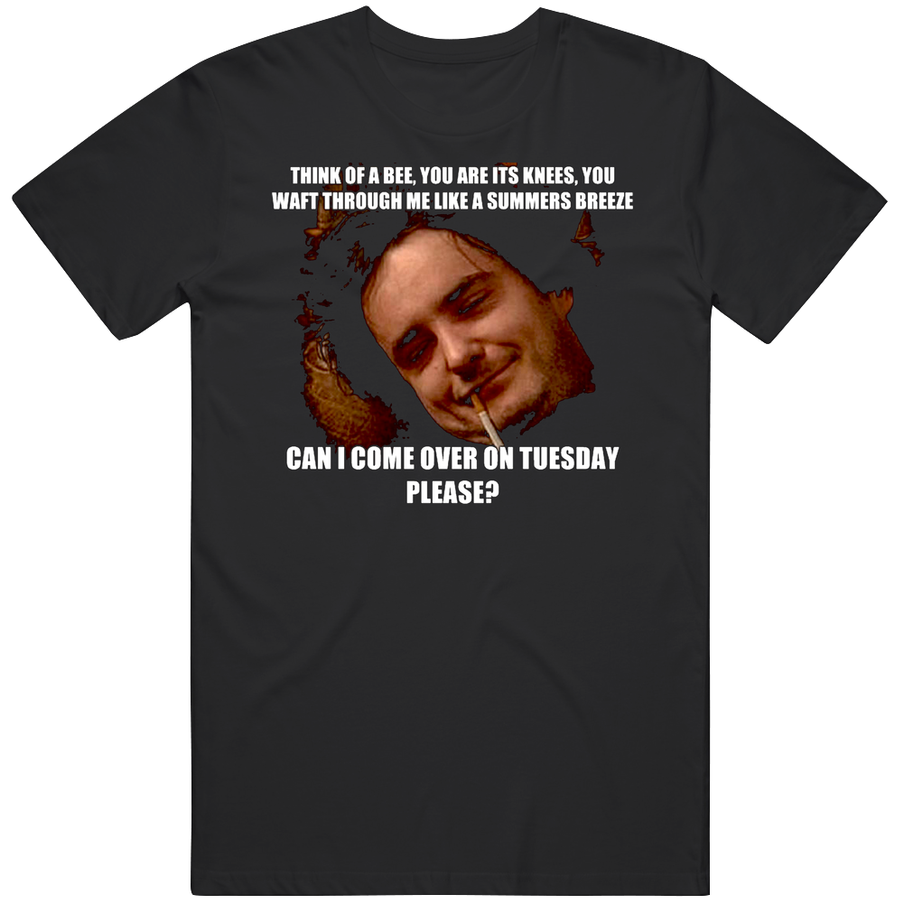 Black Books Funny British Tv Show Mens Cotton Tee T Shirt