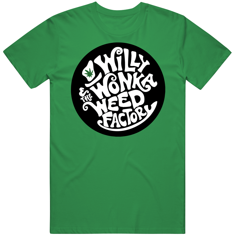 Willy Wonka And The Weed Factory Funny Cannabis Parody Mens Cotton Tee T Shirt Willy Wonka And The Weed Factory Funny Cannabis Parody Mens Cotton Tee T Shirt