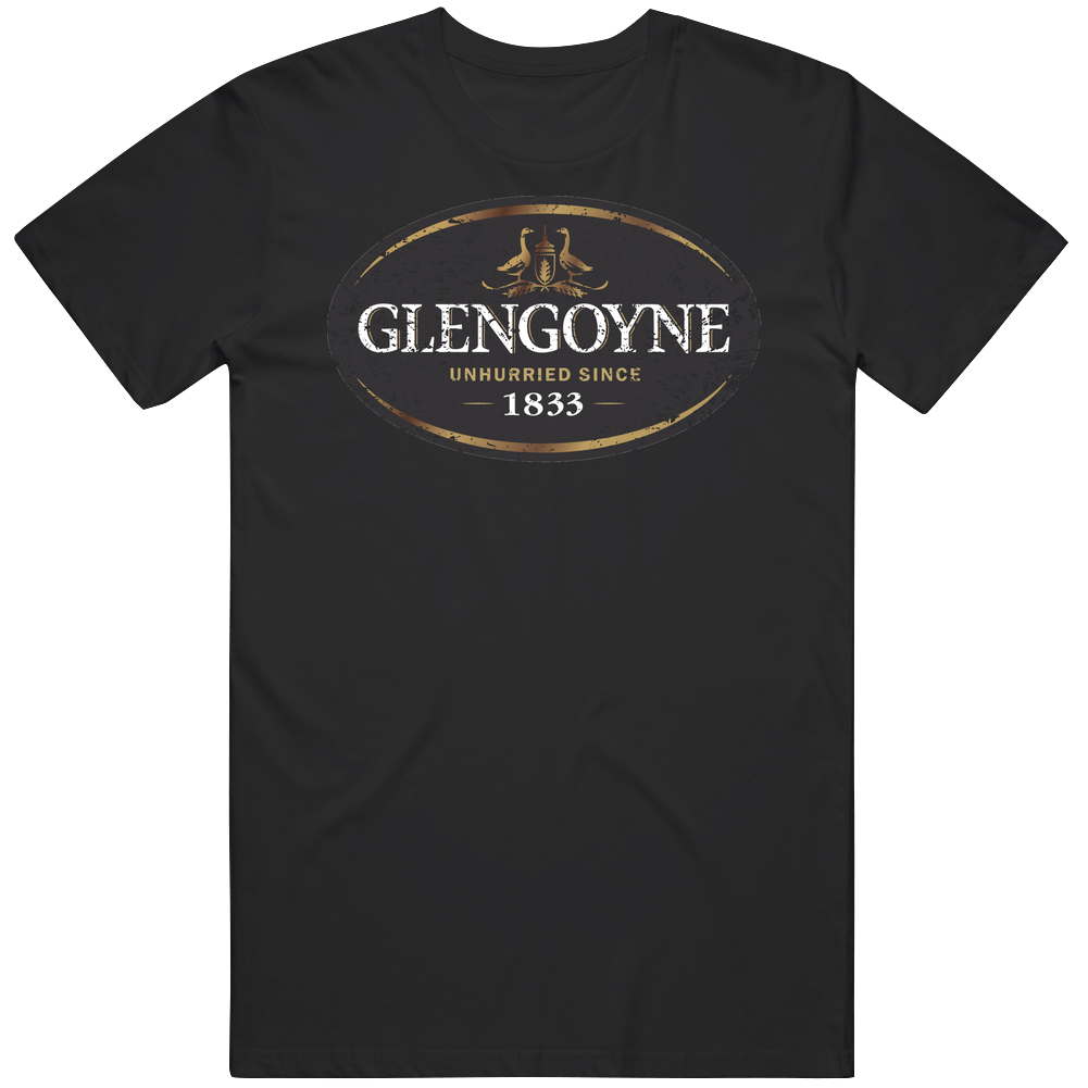 Glengoyne Logo Popular Scotch Whisky Alcohol Beverage Drink Fan Gift Mens Cotton Tee T Shirt