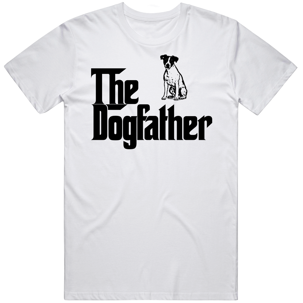 Parson Russell Terrier Custom Dog Breed The Dogfather Mens Cotton Tee T Shirt Parson Russell Terrier Custom Dog Breed The Dogfather Mens Cotton Tee T Shirt