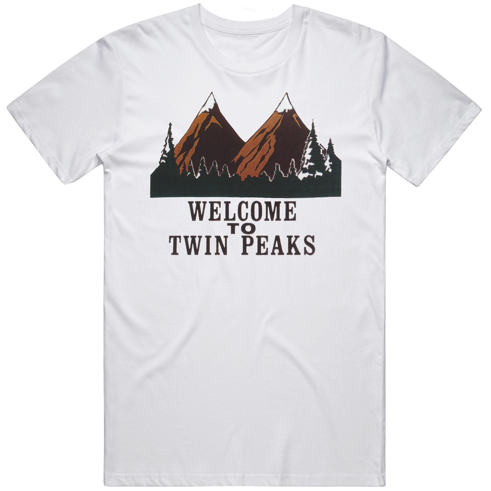Welcome To Twin Peaks Tv Show Fan Mens Cotton Tee T Shirt