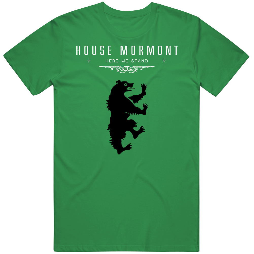 Game Of Thrones House Mormont Cotton Irish Green Mens Cotton Tee T Shirt Game Of Thrones House Mormont Cotton Irish Green Mens Cotton Tee T Shirt