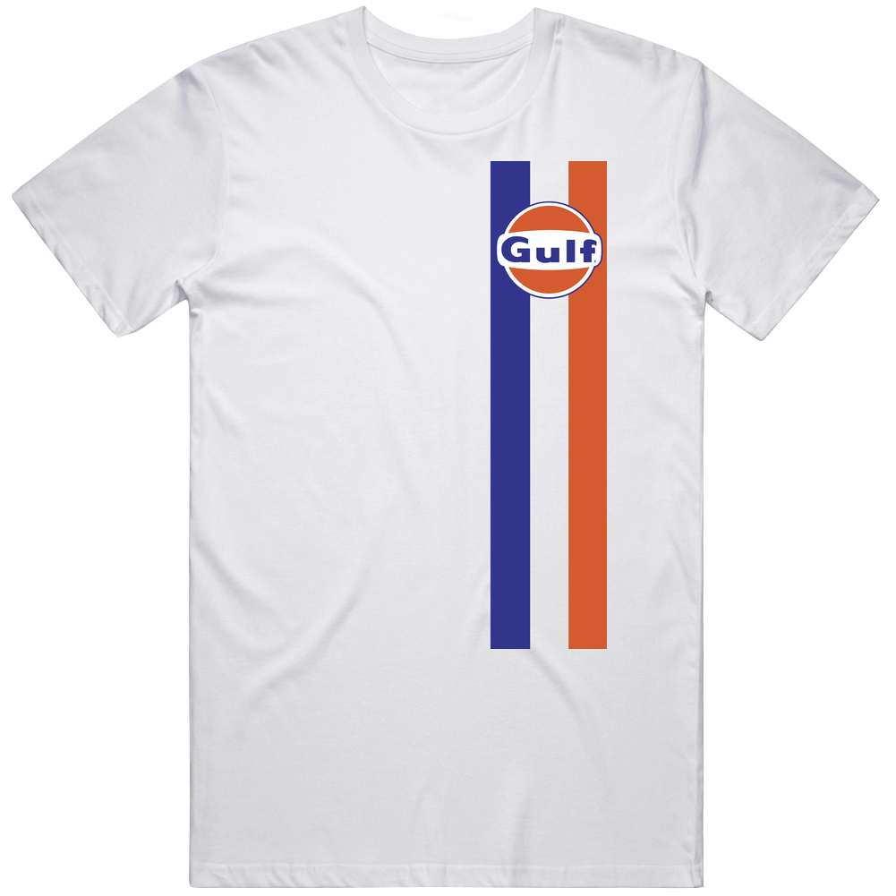 Gulf, T-shirt, Steve Mcqueen, Le Mans, Racing, Petrolium, Automotive Vintage Merch Cotton Tee Mens Cotton Tee T Shirt Gulf, T-shirt, Steve Mcqueen, Le Mans, Racing, Petrolium, Automotive Vintage Merch Cotton Tee Mens Cotton Tee T Shirt