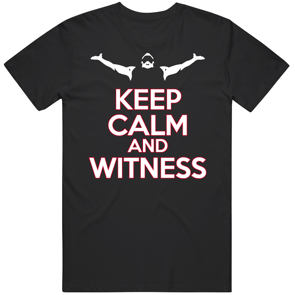 Keep Calm And Witness Miami Mens Cotton Tee T Shirt Keep Calm And Witness Miami Mens Cotton Tee T Shirt