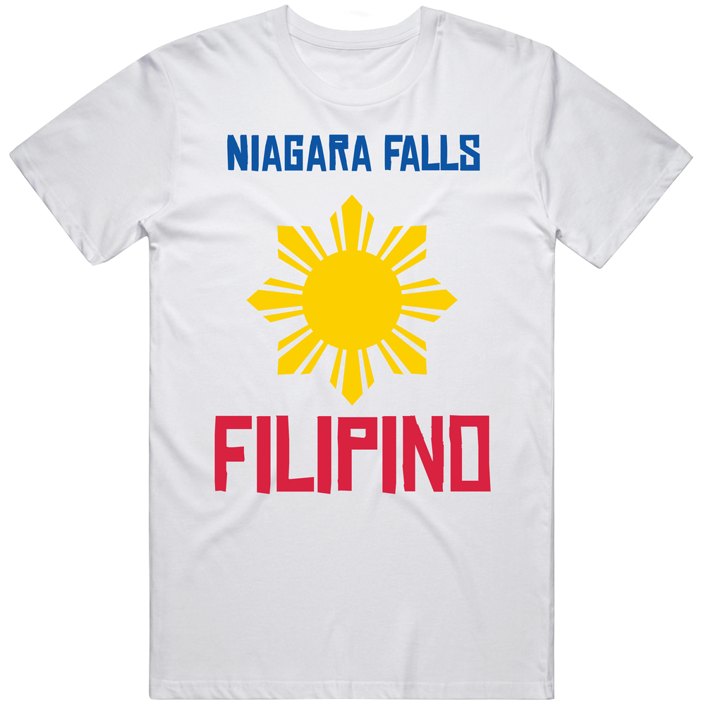 Niagara Falls Filipino Custom Mens Cotton Tee T Shirt Niagara Falls Filipino Custom Mens Cotton Tee T Shirt