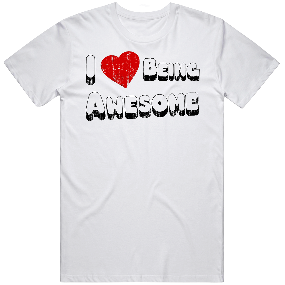I Love Being Awesome Mens Cotton Tee T Shirt I Love Being Awesome Mens Cotton Tee T Shirt