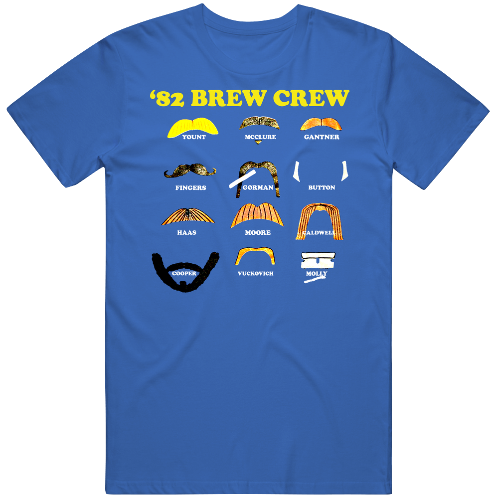 82 Brew Crew Milwaukee Baseball Mens Cotton Tee T Shirt 82 Brew Crew Milwaukee Baseball Mens Cotton Tee T Shirt