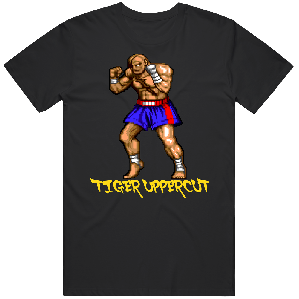 Sagat Street Fighter Video Game Classic Mens Cotton Tee T Shirt Sagat Street Fighter Video Game Classic Mens Cotton Tee T Shirt