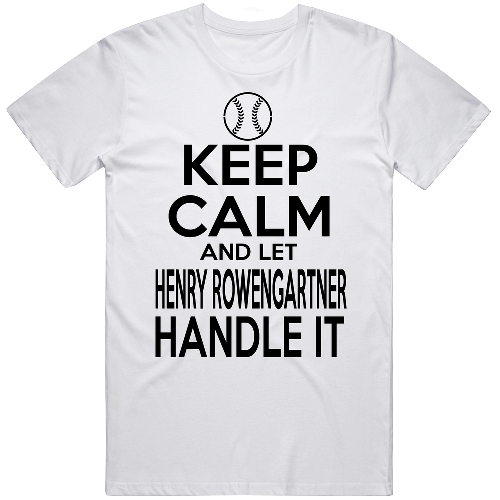 Keep Calm Henry Rowengartner Handle It Mens Cotton Tee T Shirt Keep Calm Henry Rowengartner Handle It Mens Cotton Tee T Shirt