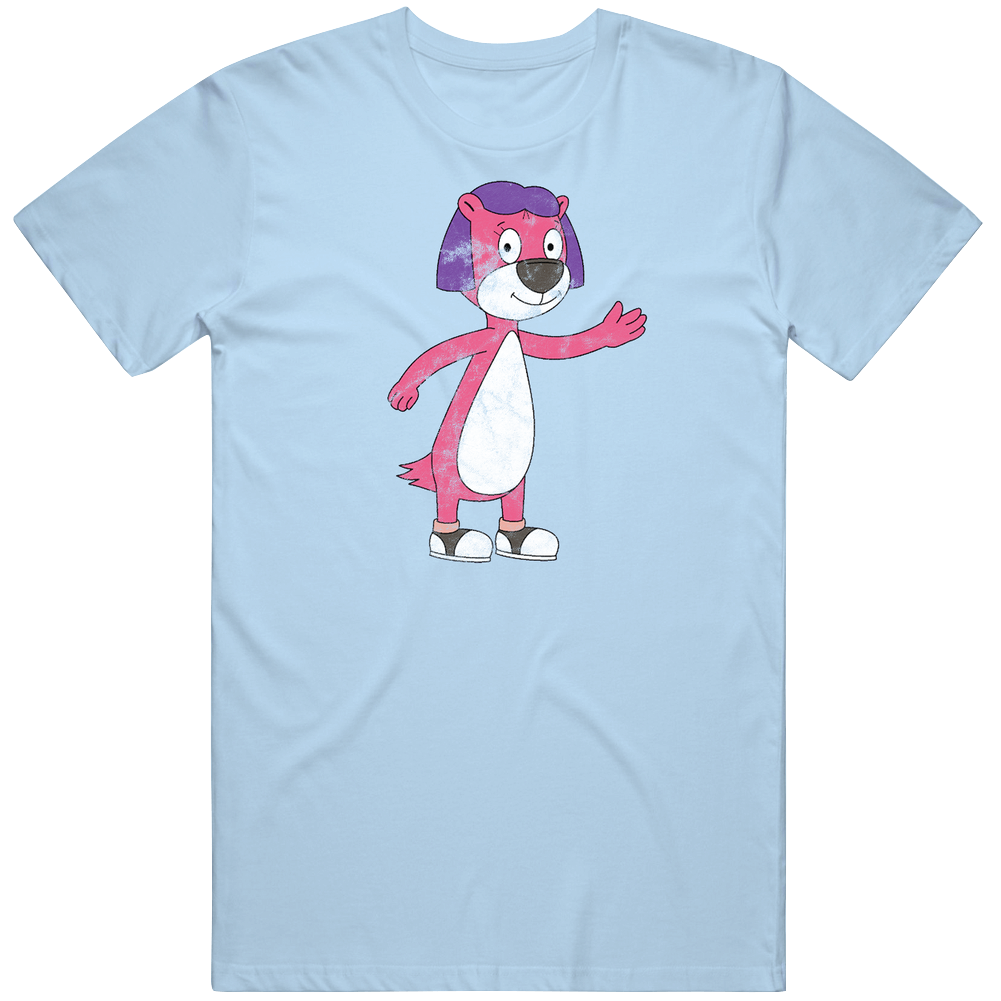 Jelly Pb&j Otter Playground 90s Kids Tv Show Cartoon Worn Look Mens Cotton Tee T Shirt