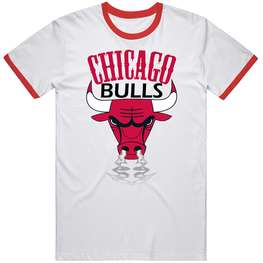 Chicago Bulls T-shirt Best Quality Ringed Shirt Fitted To Everyone Mens Cotton Tee T Shirt Chicago Bulls T-shirt Best Quality Ringed Shirt Fitted To Everyone Mens Cotton Tee T Shirt