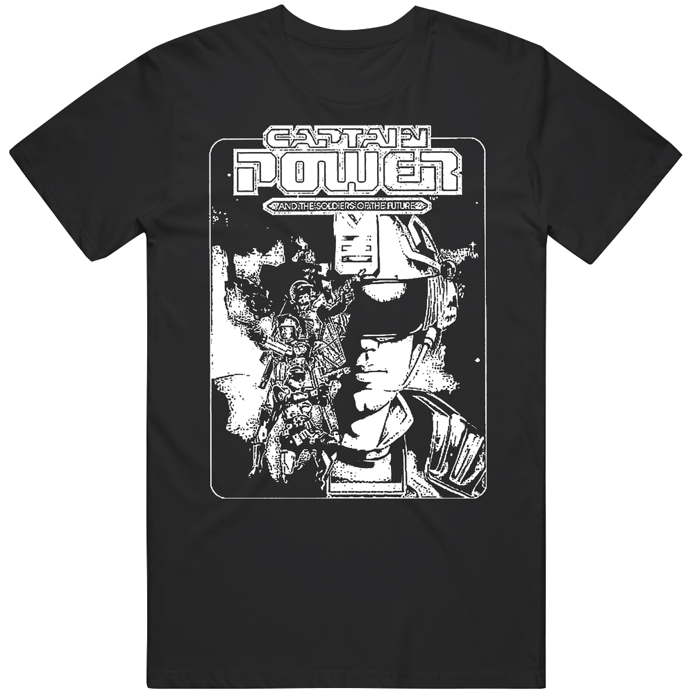 Captain Power Classic Tv Show Movie Mens Cotton Tee T Shirt Captain Power Classic Tv Show Movie Mens Cotton Tee T Shirt