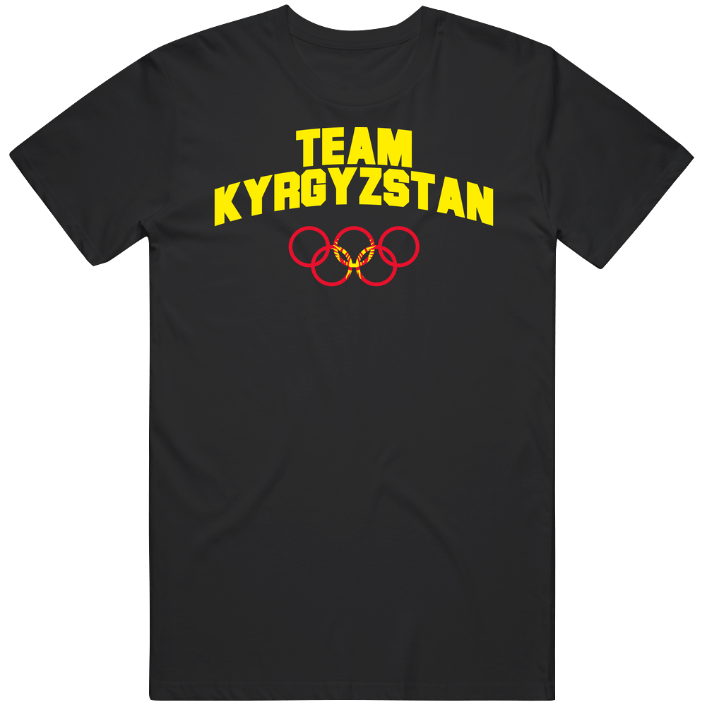 Team Kyrgyzstan Winter Olympics Pyeongchang 2018 Mens Cotton Tee T Shirt Team Kyrgyzstan Winter Olympics Pyeongchang 2018 Mens Cotton Tee T Shirt