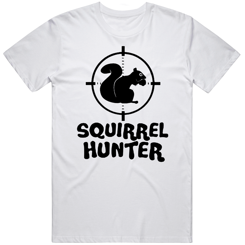Squirrel Hunter Funny Rodent Pest Hater Mens Cotton Tee T Shirt
