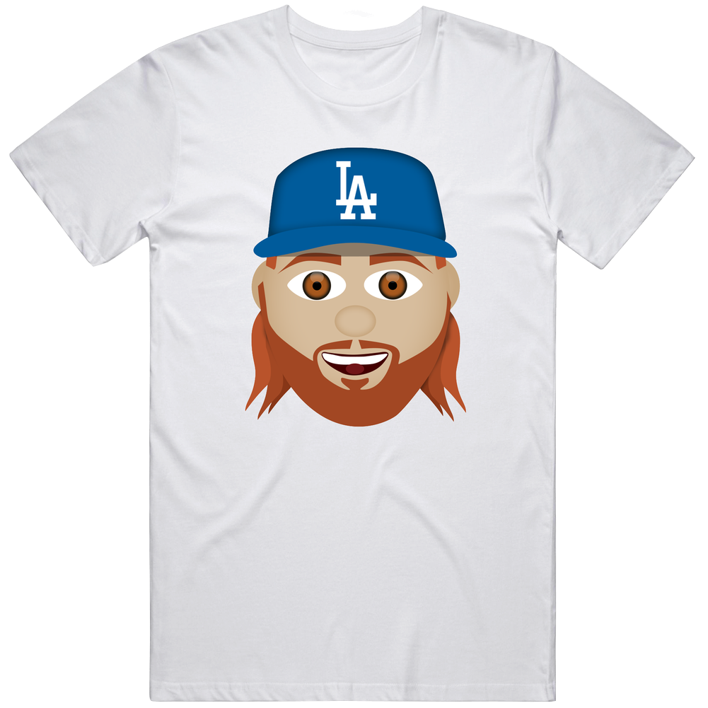 Justin Turner Emoji Los Angeles Baseball Team Fan Mens Cotton Tee T Shirt Justin Turner Emoji Los Angeles Baseball Team Fan Mens Cotton Tee T Shirt