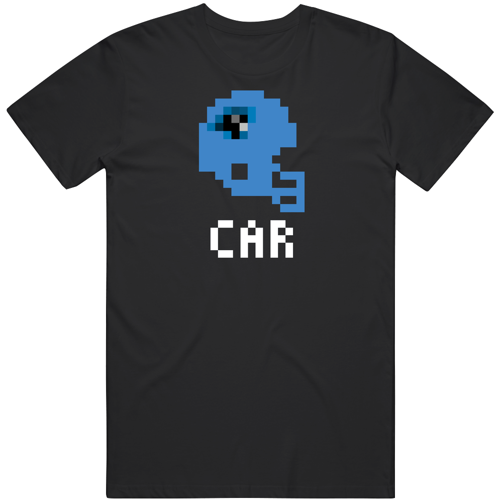 Carolina Car Football Nfl Team Pixelated 8 Bit Logo Fan Mens Cotton Tee T Shirt Carolina Car Football Nfl Team Pixelated 8 Bit Logo Fan Mens Cotton Tee T Shirt