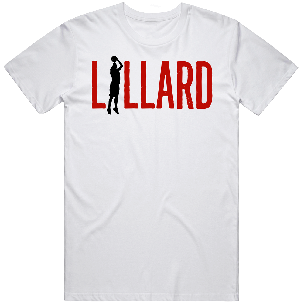 Damian Lillard Portland Basketball Fan Mens Cotton Tee T Shirt Damian Lillard Portland Basketball Fan Mens Cotton Tee T Shirt