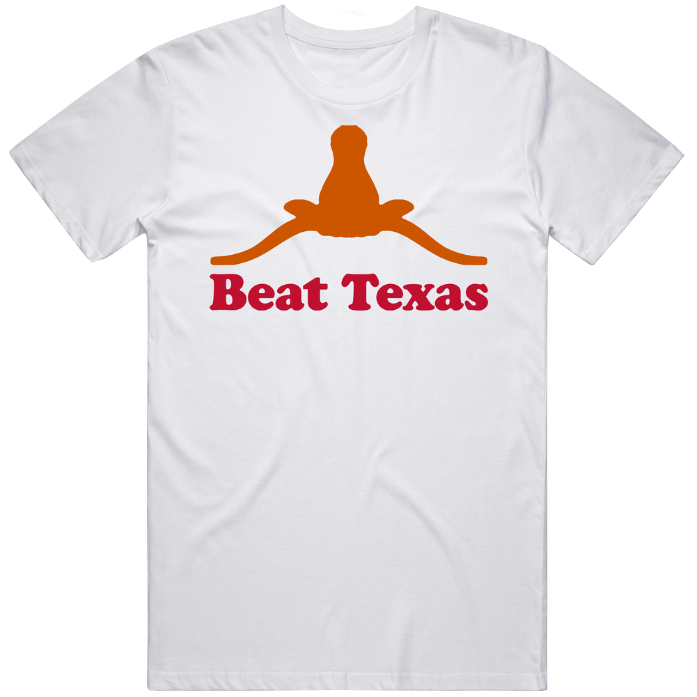 Beat Texas Nebraska Upside Down Tech Mens Cotton Tee T Shirt Beat Texas Nebraska Upside Down Tech Mens Cotton Tee T Shirt