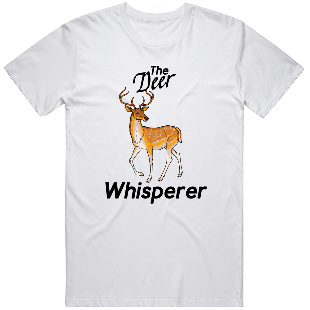 The Deer Whisperer Mens Cotton Tee T Shirt The Deer Whisperer Mens Cotton Tee T Shirt