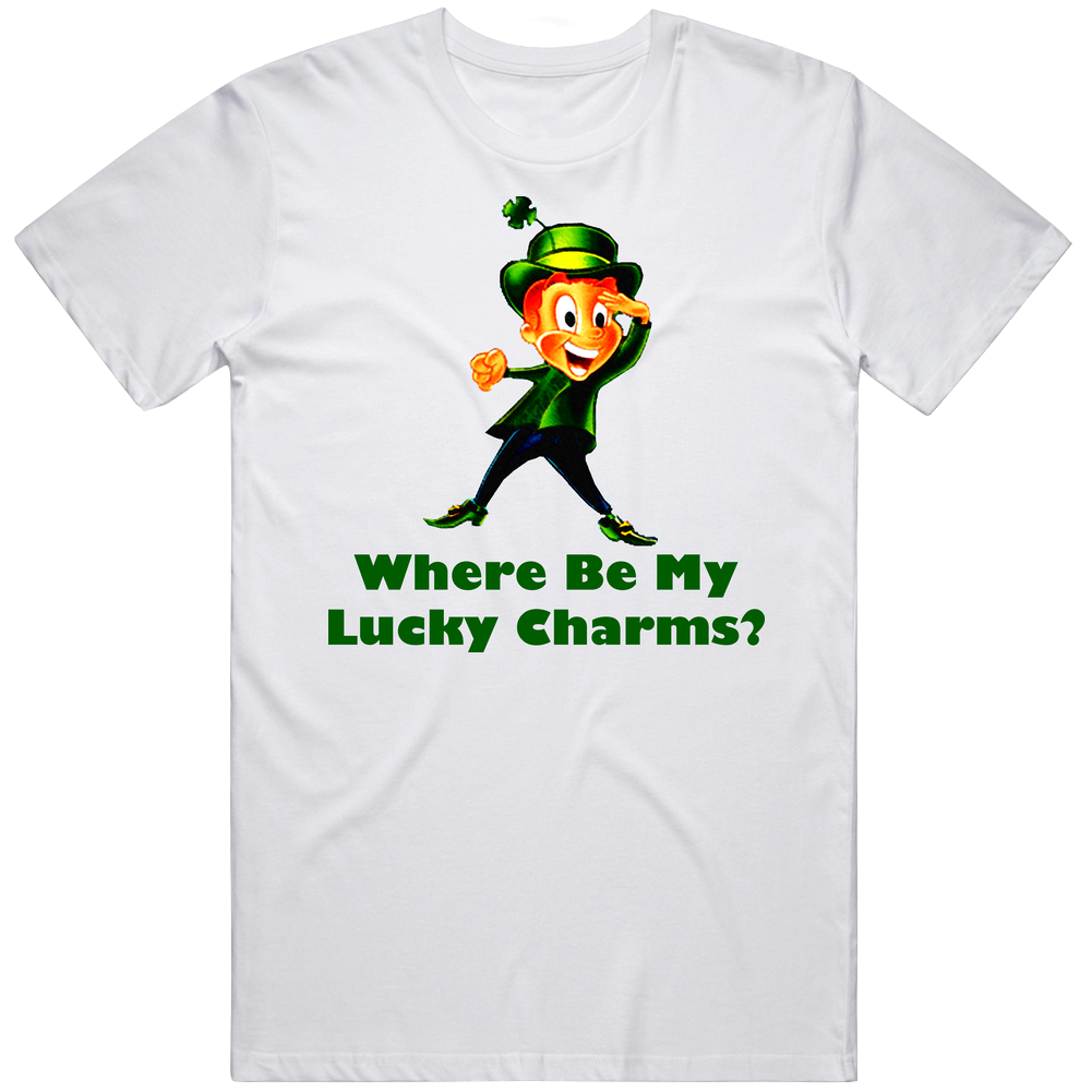 Lucky Charms Mens Cotton Tee T Shirt Lucky Charms Mens Cotton Tee T Shirt