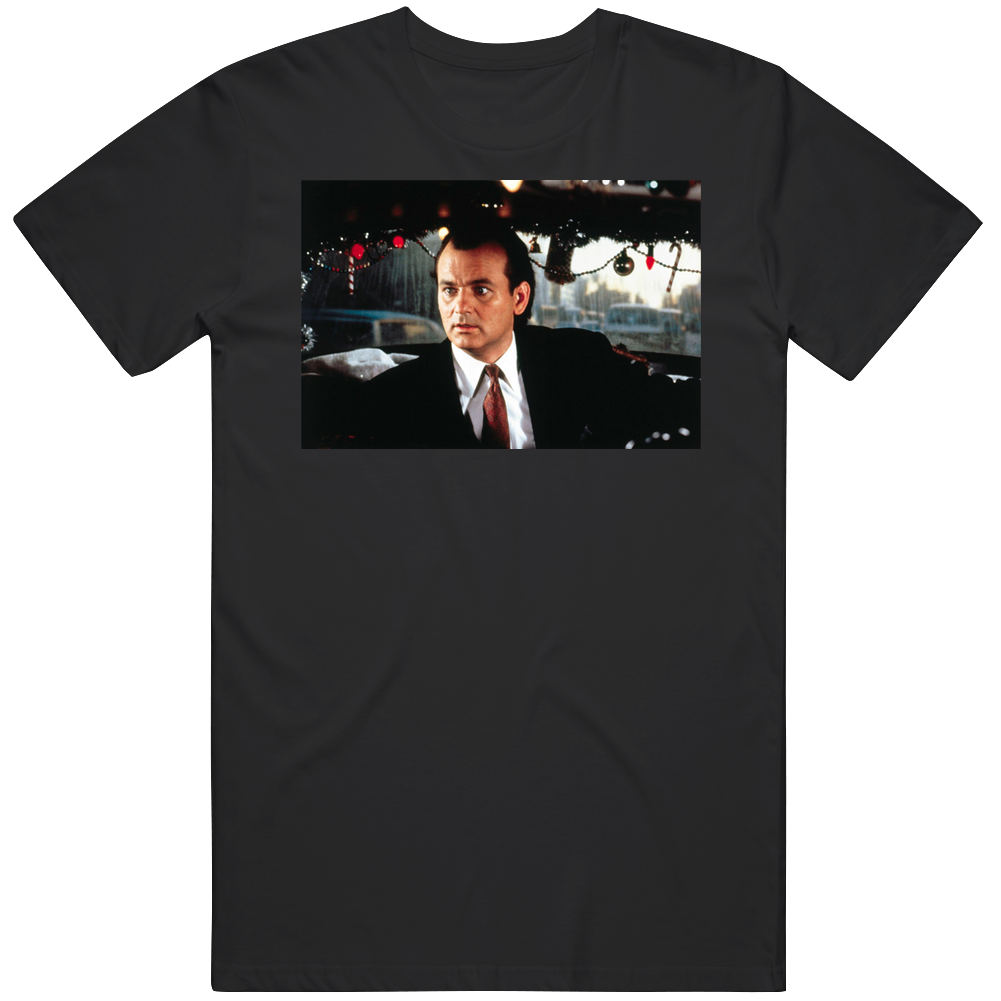Scrooged Christmas Movie Mens Cotton Tee T Shirt Scrooged Christmas Movie Mens Cotton Tee T Shirt