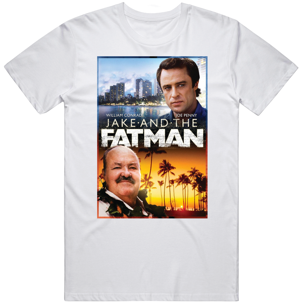Jake And The Fatman Vintage 80s 90s Popular Cop Show Tv Fan Unisex Cotton Classic Mens Cotton Tee T Shirt