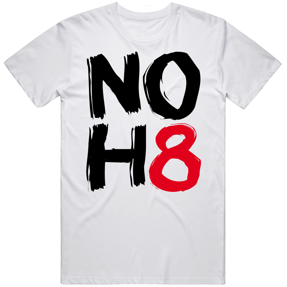 No Hate No H 8 Comedy Central Mens Cotton Tee T Shirt