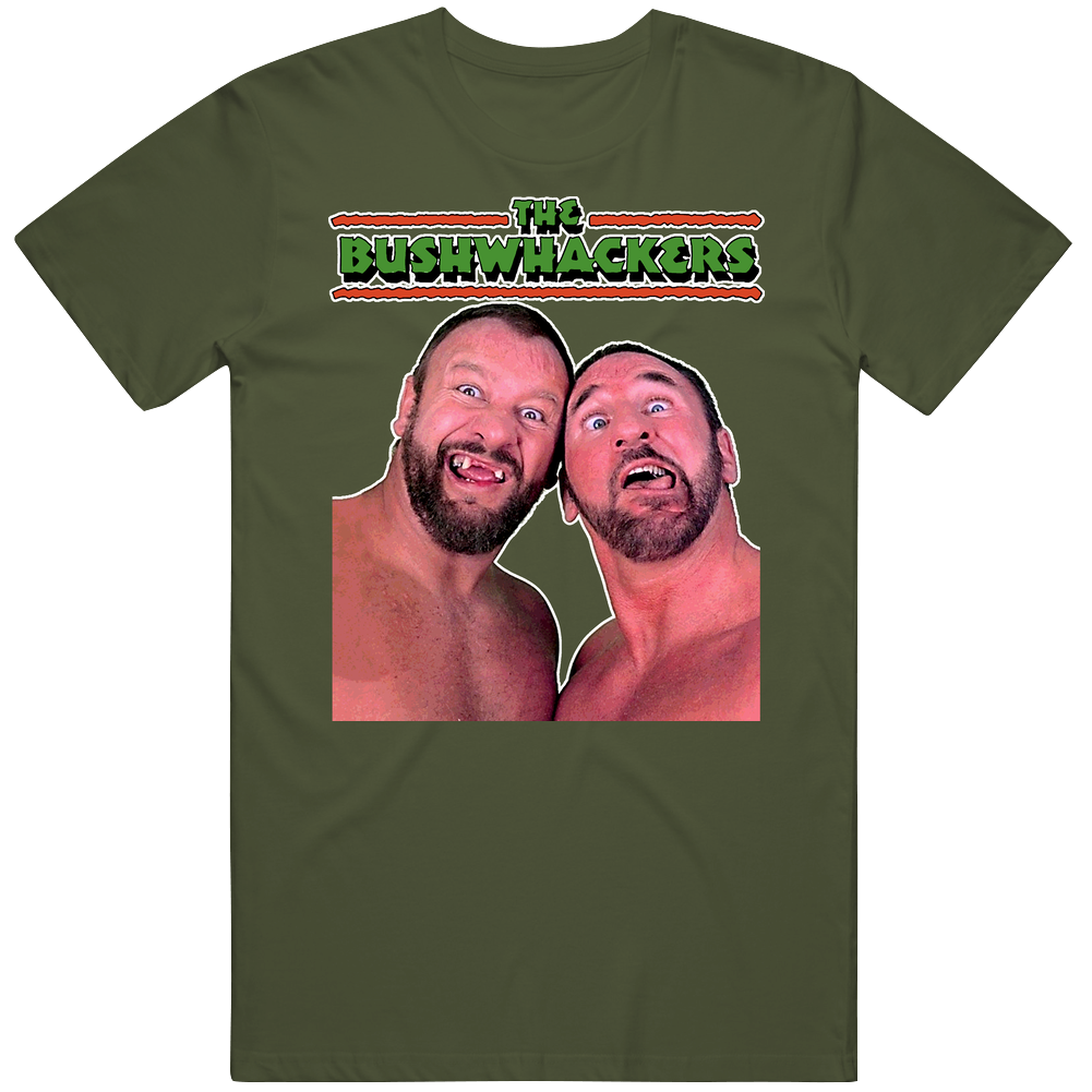 The Bushwhackers Australian Tag Team Luke Butch Mens Cotton Tee T Shirt
