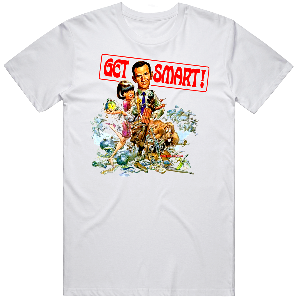 Get Smart Tv Show Mens Cotton Tee T Shirt Get Smart Tv Show Mens Cotton Tee T Shirt