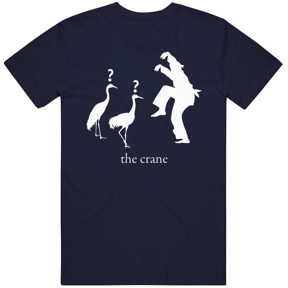 Retro 80s Martial Arts Funny Crane Mens Cotton Tee T Shirt Retro 80s Martial Arts Funny Crane Mens Cotton Tee T Shirt