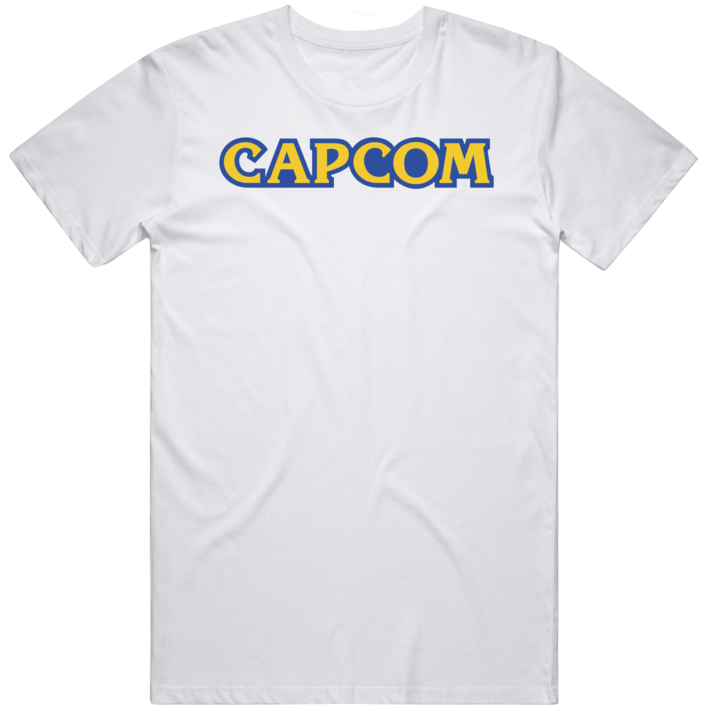 Capcom Video Game Developer Avid Gamer Logo Mens Cotton Tee T Shirt