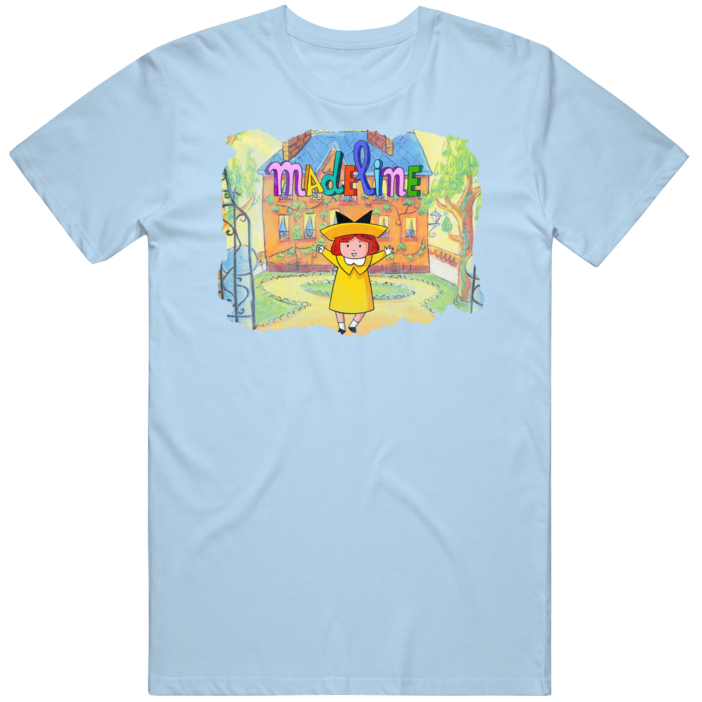 Madeline Cartoon Watercolor Mens Cotton Tee T Shirt Madeline Cartoon Watercolor Mens Cotton Tee T Shirt