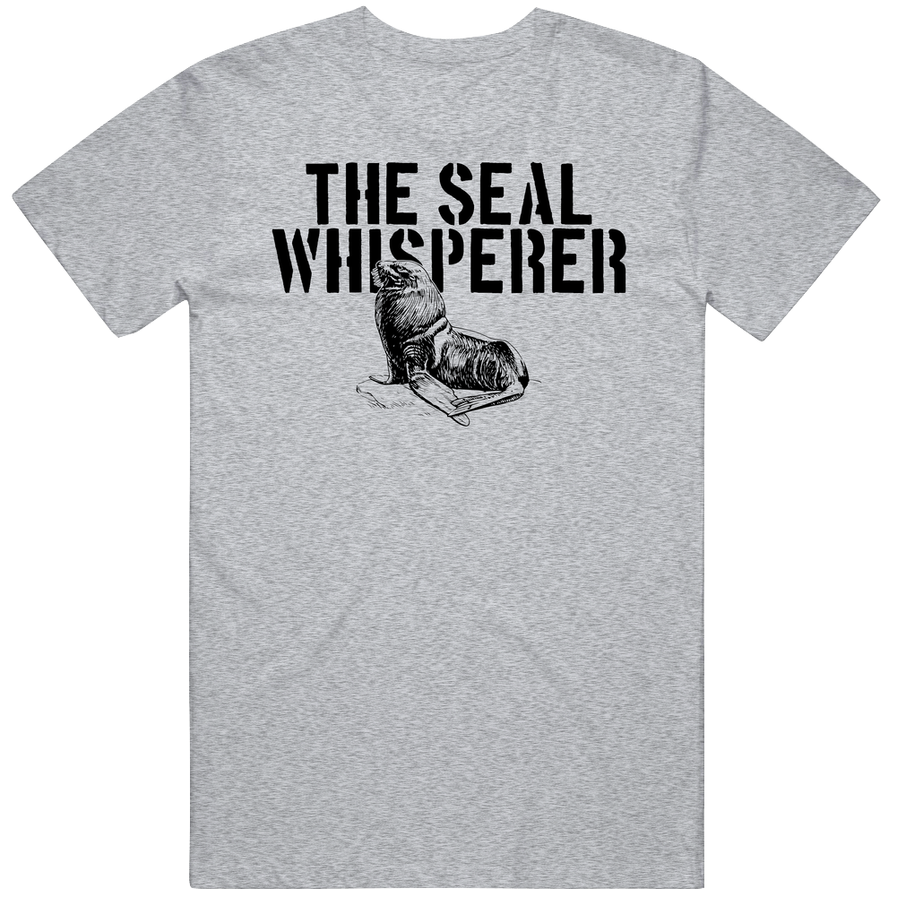 The Seal Whisperer Animal Mammal Mens Soft Cotton Tee T Shirt