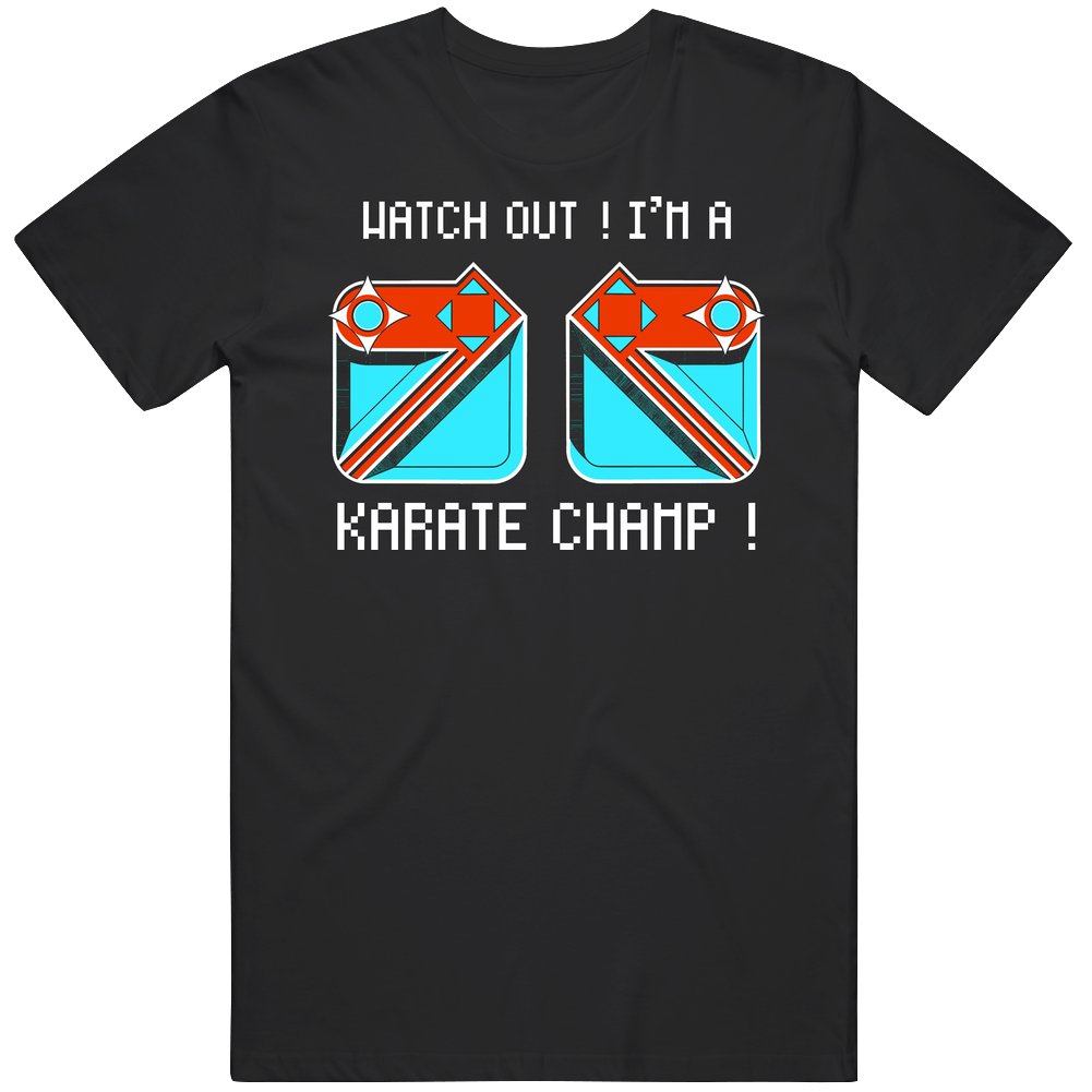Karate Champ Video Game Retro 80s Mens Soft Cotton Tee T Shirt